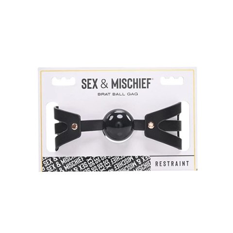 Sportsheets Sex & Mischief Soft Gag Czarny - Regulowany Pasek Sportsheets Sex & Mischief Soft Gag Czarny - Regulowany Pasek
