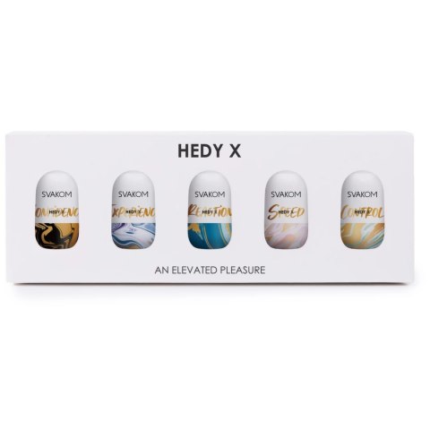 Svakom Hedy X Zestaw 5 Rękawow Intymnych Mix Tekstur Uniwersalny Svakom Hedy X Zestaw 5 Rękawow Intymnych Mix Tekstur Uniwersalny