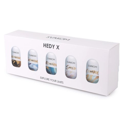 Svakom Hedy X Zestaw 5 Rękawow Intymnych Mix Tekstur Uniwersalny Svakom Hedy X Zestaw 5 Rękawow Intymnych Mix Tekstur Uniwersalny