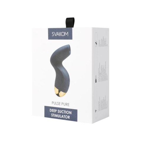 Svakom Pulse Pure urządzenie do masażu ciemnoniebieskie, 5 trybow, silikon Svakom Pulse Pure urządzenie do masażu ciemnoniebieskie, 5 trybow, silikon