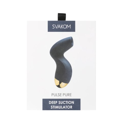 Svakom Pulse Pure urządzenie do masażu ciemnoniebieskie, 5 trybow, silikon Svakom Pulse Pure urządzenie do masażu ciemnoniebieskie, 5 trybow, silikon
