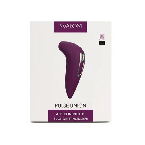 Svakom Pulse Union fioletowy stymulator bezdotykowy z aplikacją, wodoodporny Svakom Pulse Union fioletowy stymulator bezdotykowy z aplikacją, wodoodporny