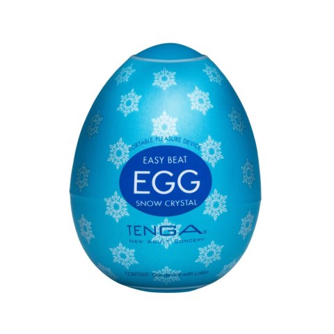 Tenga Egg Snow Crystal - Elastyczna maszyna intymna, 1 sztuka, chłodzący żel Tenga Egg Snow Crystal - Elastyczna maszyna intymna, 1 sztuka, chłodzący żel