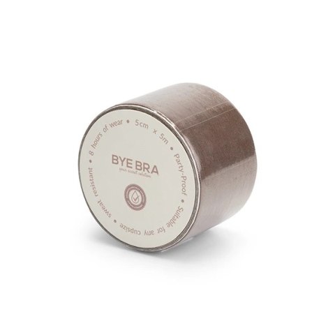 Bye Bra Body Tape Brown - taśma modelująca, oddychająca, 5 cm x 5 m Bye Bra Body Tape Brown - taśma modelująca, oddychająca, 5 cm x 5 m