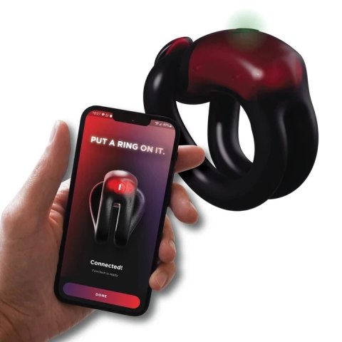 FirmTech Tech Ring - inteligentny pierścień wibracyjny Bluetooth czerwony FirmTech Tech Ring - inteligentny pierścień wibracyjny Bluetooth czerwony