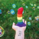 Fun Factory Amor Pride Edition - silikonowy model z przyssawką 13,5 cm