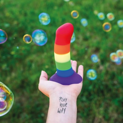 Fun Factory Amor Pride Edition - silikonowy model z przyssawką 13,5 cm Fun Factory Amor Pride Edition - silikonowy model z przyssawką 13,5 cm