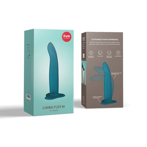 Fun Factory Limba Flex M Deep Sea Blue - elastyczny model z przyssawką Fun Factory Limba Flex M Deep Sea Blue - elastyczny model z przyssawką