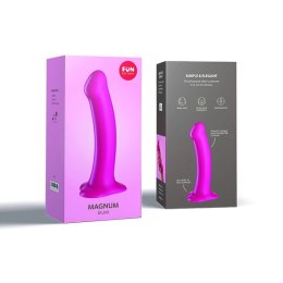 Fun Factory Magnum Blackberry - silikonowy model z przyssawką 18 cm