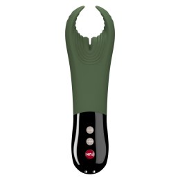 Fun Factory Manta Deep Green & Black - wielofunkcyjny masażer wibracyjny 18cm