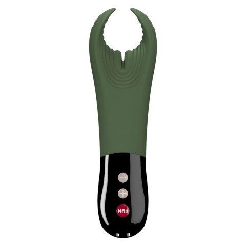 Fun Factory Manta Deep Green & Black - wielofunkcyjny masażer wibracyjny 18cm