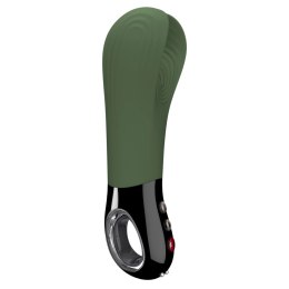 Fun Factory Manta Deep Green & Black - wielofunkcyjny masażer wibracyjny 18cm