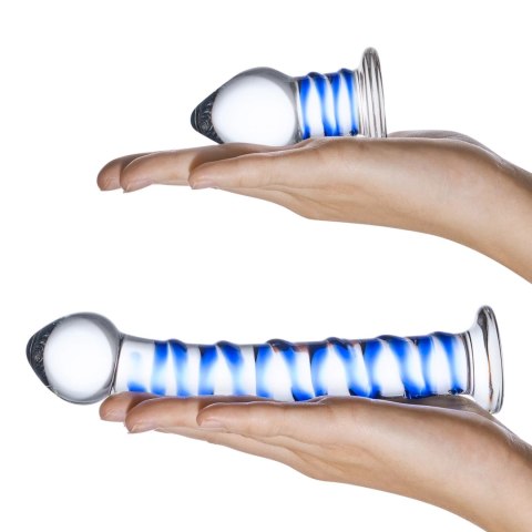 Glas Double Penetration Set - Zestaw szklanych akcesoriow spiralnych Glas Double Penetration Set - Zestaw szklanych akcesoriow spiralnych
