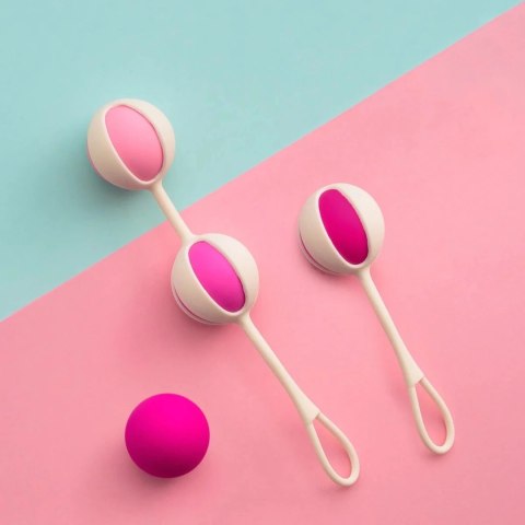 Gvibe Geisha Balls Mini - zestaw 4 kulki treningowe mięśni Kegla silikon Gvibe Geisha Balls Mini - zestaw 4 kulki treningowe mięśni Kegla silikon