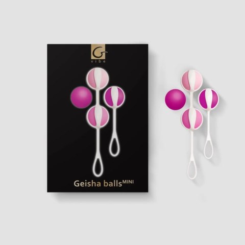 Gvibe Geisha Balls Mini - zestaw 4 kulki treningowe mięśni Kegla silikon Gvibe Geisha Balls Mini - zestaw 4 kulki treningowe mięśni Kegla silikon