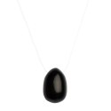 La Gemmes Yoni Egg Black Obsidian M - naturalny kamień, średni rozmiar