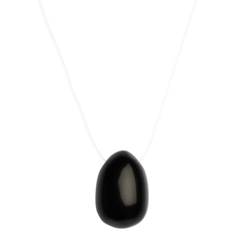 La Gemmes Yoni Egg Black Obsidian M - naturalny kamień, średni rozmiar La Gemmes Yoni Egg Black Obsidian M - naturalny kamień, średni rozmiar