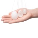 La Gemmes Yoni Egg Clear Quartz M - Kamień szlachetny, rozmiar M