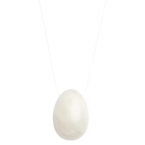 La Gemmes Yoni Egg Clear Quartz S - kamień naturalny, rozmiar S La Gemmes Yoni Egg Clear Quartz S - kamień naturalny, rozmiar S