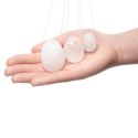 La Gemmes Yoni Egg Clear Quartz S - kamień naturalny, rozmiar S