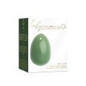 La Gemmes Yoni Egg Jade M - kamień jadeitowy, średni rozmiar, naturalny