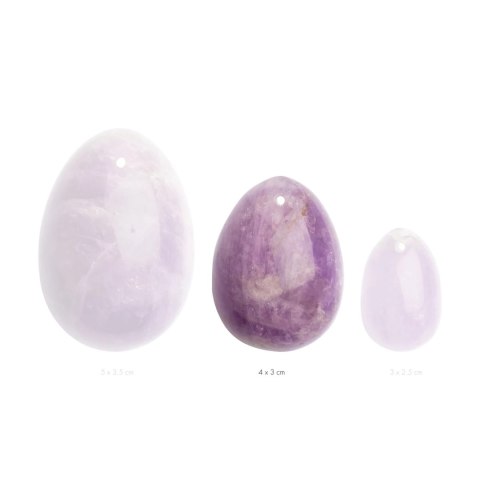 La Gemmes Yoni Egg Pure Amethyst M - kamień ametystowy, rozmiar M
