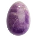 La Gemmes Yoni Egg Pure Amethyst M - kamień ametystowy, rozmiar M