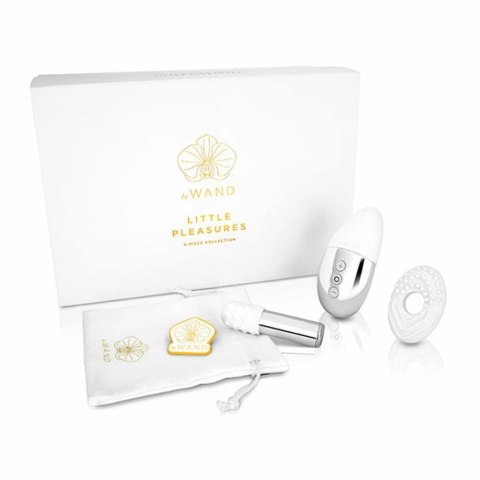 Le Wand Little Pleasures 6-Piece Collection - Srebrny Zestaw Mini Masażerow USB