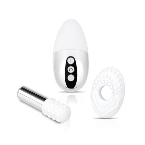Le Wand Little Pleasures 6-Piece Collection - Srebrny Zestaw Mini Masażerow USB Le Wand Little Pleasures 6-Piece Collection - Srebrny Zestaw Mini Masażerow USB