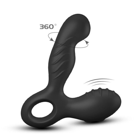 Nomi Tang Spotty 2 masażer punktowy z rotacyjną głowką, silikon, czarny Nomi Tang Spotty 2 masażer punktowy z rotacyjną głowką, silikon, czarny
