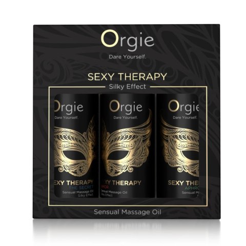 Orgie Sexy Therapy Set 3x30ml - Zestaw Olejkow do Masażu Aromatycznego Orgie Sexy Therapy Set 3x30ml - Zestaw Olejkow do Masażu Aromatycznego