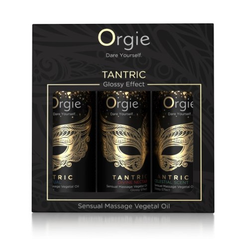 Orgie Tantric Mini Size Set zestaw olejkow do masażu 3x30ml Orgie Tantric Mini Size Set zestaw olejkow do masażu 3x30ml