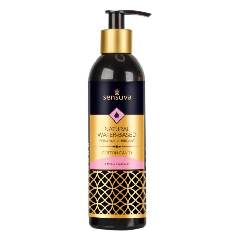 Sensuva Natural Water-Based Cotton Candy 240ml żel nawilżający bezzapachowy Sensuva Natural Water-Based Cotton Candy 240ml żel nawilżający bezzapachowy
