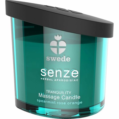 Swede Senze Tranquility Świeca do masażu 150ml mięta roża pomarańcza