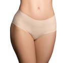 Bye Bra Invisible High Brief L - Majtki bezszwowe Nude & Black 2 szt.