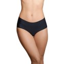 Bye Bra Invisible High Brief XL Nude & Black - Bezszwowe majtki 2-pak