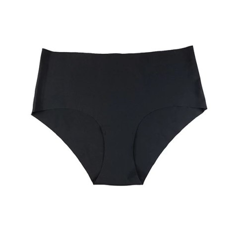 Bye Bra Invisible High Brief M beżowe i czarne bezszwowe majtki Bye Bra Invisible High Brief M beżowe i czarne bezszwowe majtki