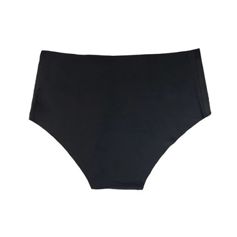 Bye Bra Invisible High Brief M beżowe i czarne bezszwowe majtki Bye Bra Invisible High Brief M beżowe i czarne bezszwowe majtki