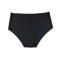 Bye Bra Invisible High Brief Nude + Black XXL - Bezszwowe majtki 2-pak