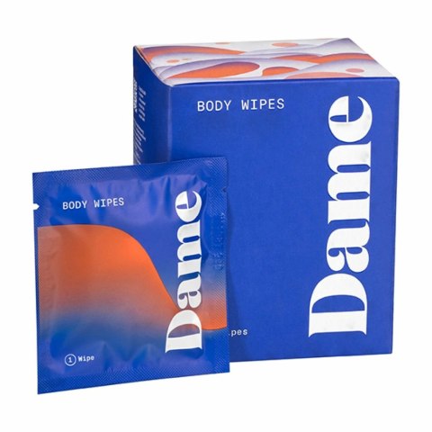 Dame Products Body Wipes 15 sztuk - chusteczki odświeżające z aloesem