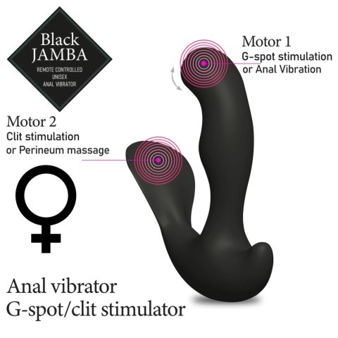 FeelzToys Black Jamba - uniwersalny masażer z funkcją grzania, czarny FeelzToys Black Jamba - uniwersalny masażer z funkcją grzania, czarny