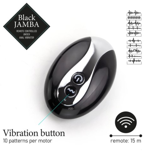 FeelzToys Black Jamba - uniwersalny masażer z funkcją grzania, czarny FeelzToys Black Jamba - uniwersalny masażer z funkcją grzania, czarny