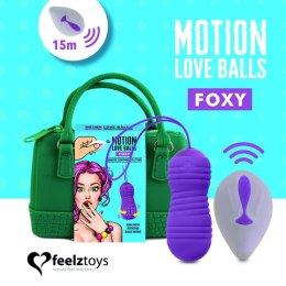 FeelzToys Motion Love Balls Foxy model zdalnie sterowany silikonowy IPX7
