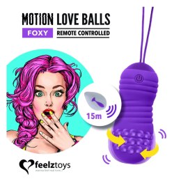 FeelzToys Motion Love Balls Foxy model zdalnie sterowany silikonowy IPX7