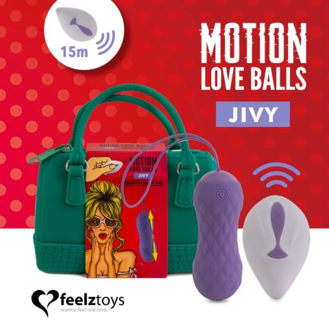 FeelzToys Motion Love Balls Jivy pilot wodoodporne 7 trybow 3.2x8.3cm FeelzToys Motion Love Balls Jivy pilot wodoodporne 7 trybow 3.2x8.3cm