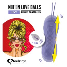 FeelzToys Motion Love Balls Jivy pilot wodoodporne 7 trybow 3.2x8.3cm