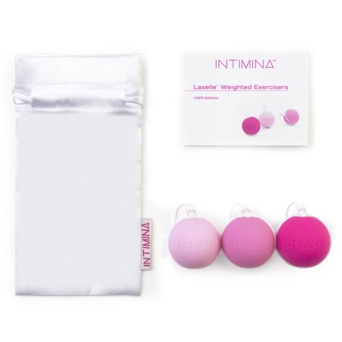 Intimina Laselle Kegel Routine - zestaw trenażerow mięśni Kegla 3 wagi Intimina Laselle Kegel Routine - zestaw trenażerow mięśni Kegla 3 wagi
