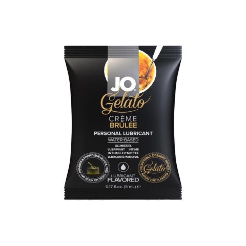 JO Gelato Creme Brulee żel intymny smakowy saszetka 5 ml JO Gelato Creme Brulee żel intymny smakowy saszetka 5 ml