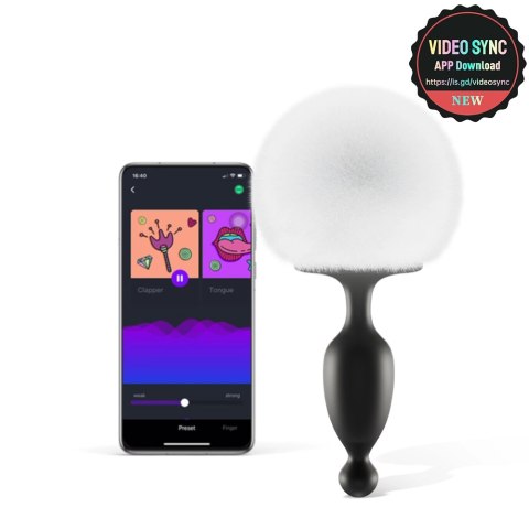 Magic Motion Bunny Tail Plug z aplikacją i wymiennym ogonkiem 13 cm Magic Motion Bunny Tail Plug z aplikacją i wymiennym ogonkiem 13 cm