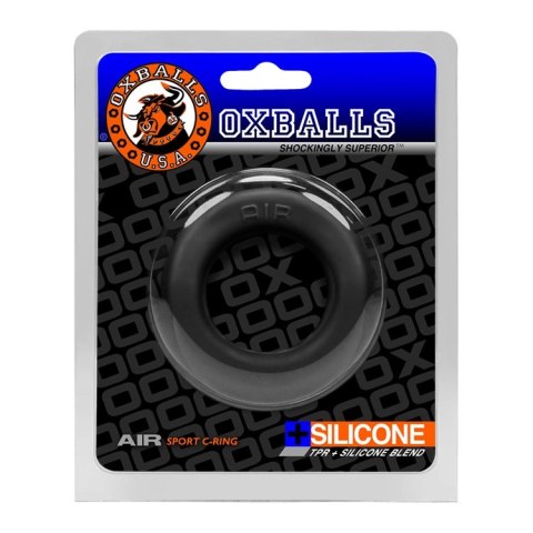 Oxballs Air Airflow pierścień intymny Black Ice lekki silikonowy Oxballs Air Airflow pierścień intymny Black Ice lekki silikonowy